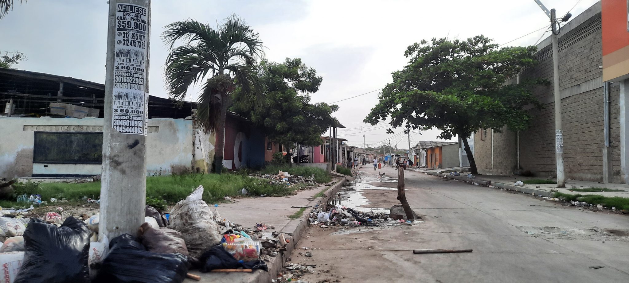 La situación de exclusión y pobreza de algunos barrios de Barranquilla contrasta con la imagen de ciudad moderna y pujante que vende la administración distrital. Foto: La Liga Contra el Silencio.