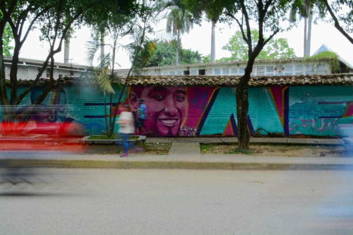 Mural Siloé víctimas paro nacional.