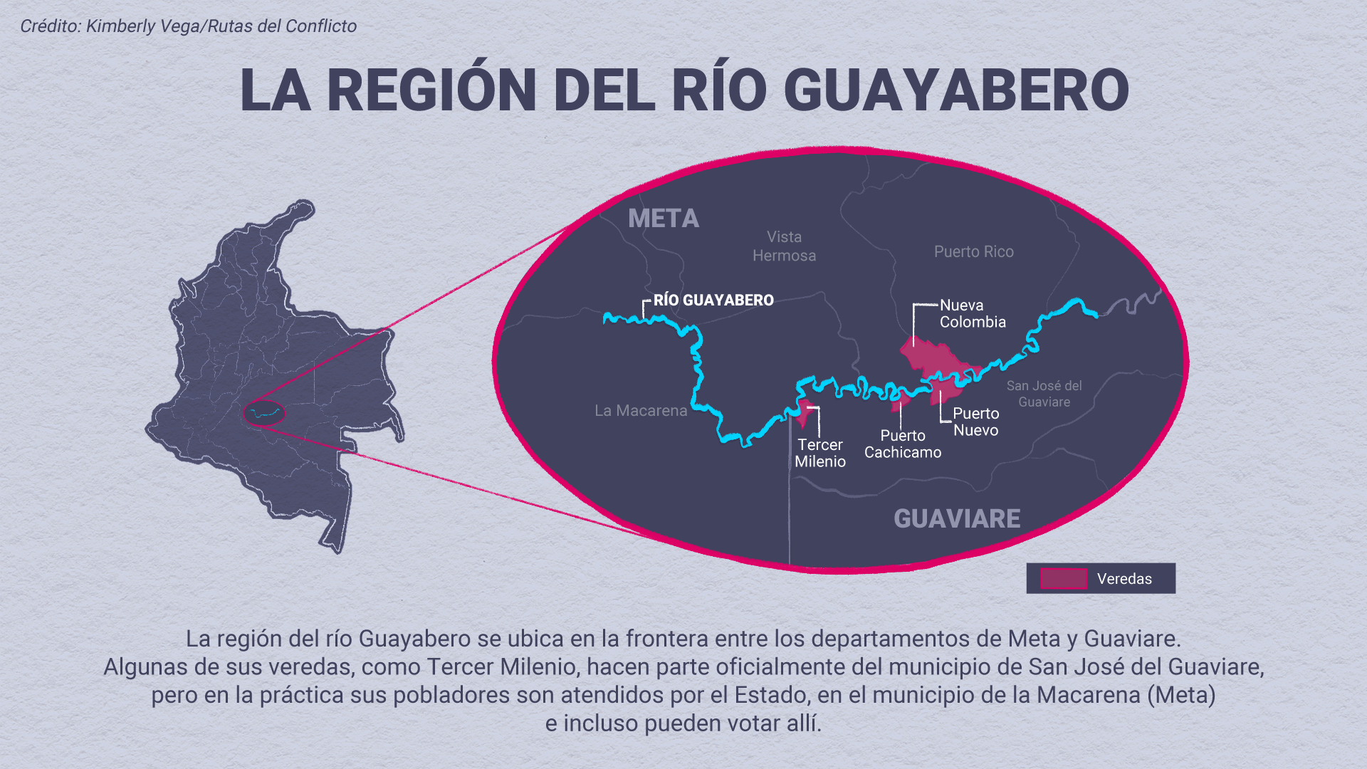 mapa río Guayabero