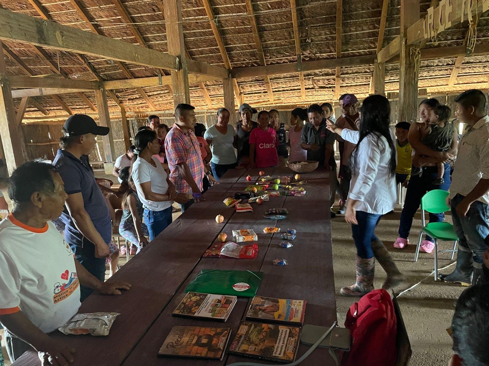 Los habitantes del resguardo La Yuquera, en Guaviare, Colombia, han participado en talleres para forjar un plan para su desarrollo. Foto: Cortesía Hilsfwerk International.