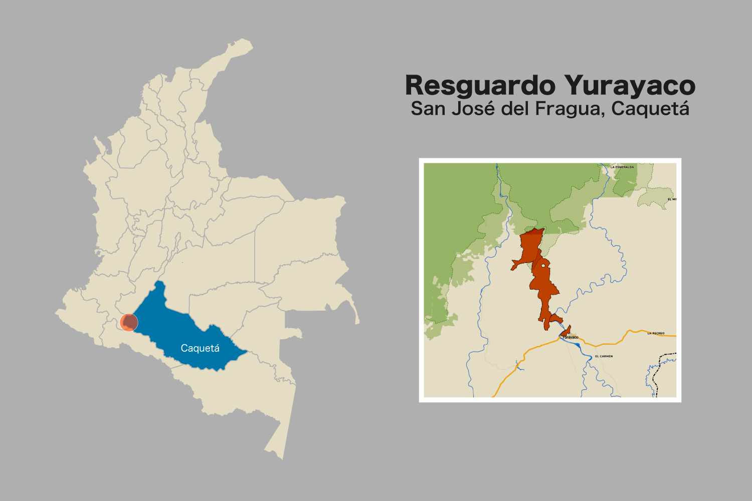 Mapa Yurayaco