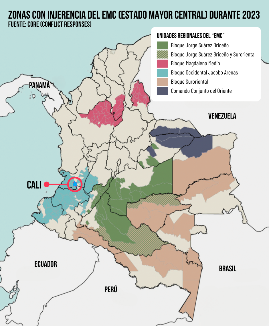 Mapa 1 EMC CORE