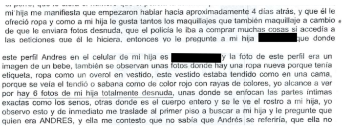 caso 3 explotación sexual NNA Cuestión Pública