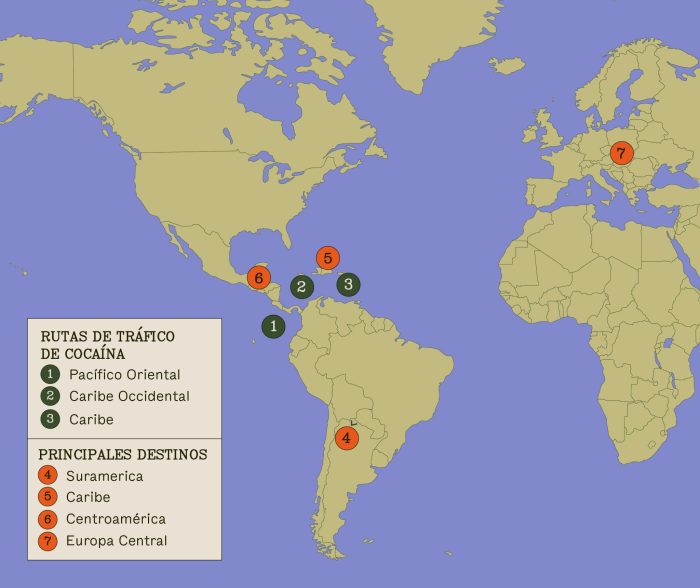 Mapa rutas Santa Catalina Amazon Undeworld
