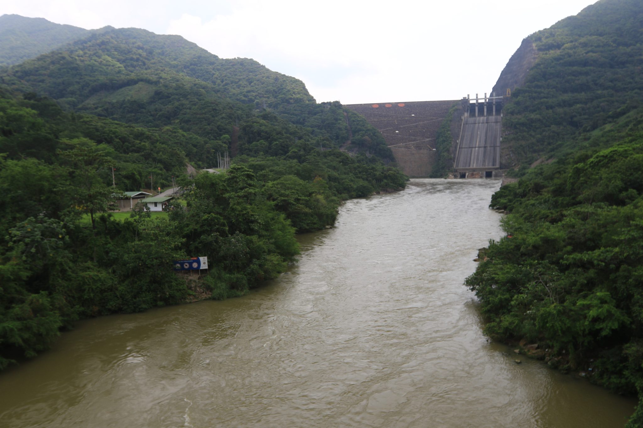 Represa de Hidrosogamoso. Foto: Jaime Moreno Vargas