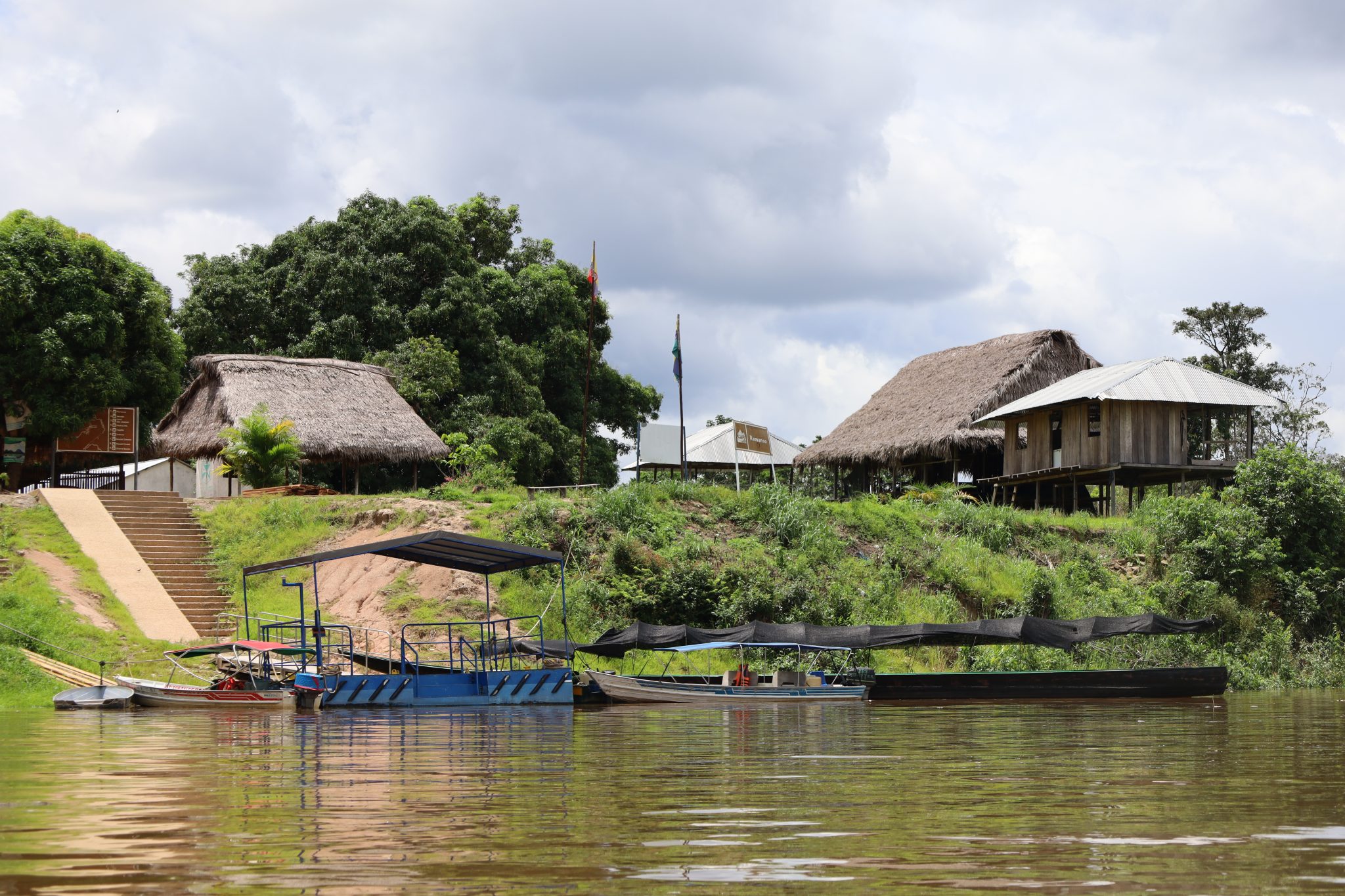 Foto 16. Muelle de la comunidad de Remanso. Foto: Edwin Suárez.