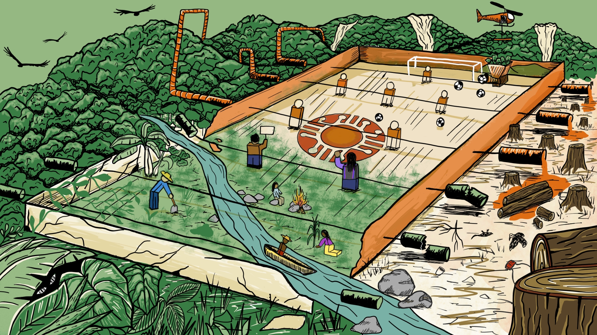 Ilustración Libero Cobre_ Alexander Arteaga