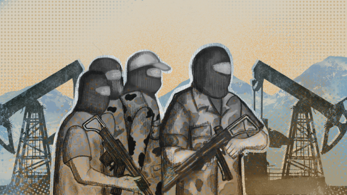 Perenco y paramilitarismo_Ilustración María Lucía Mage