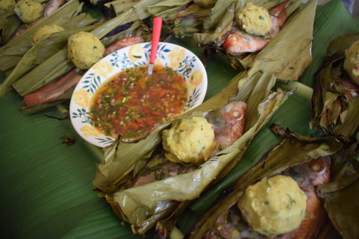 Foto 15_ Presentación de maito, tacacho y ají de chagra. Foto Jinneth Paola Silva