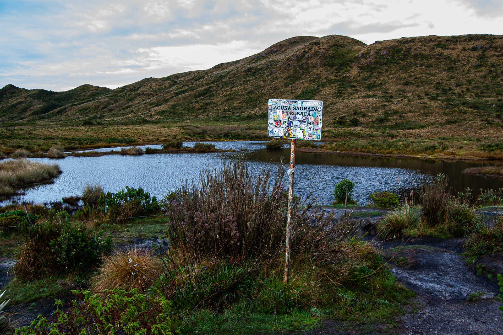 Laguna sagrada de Teusacá. Foto: Juan Carlos Contreras Medina.